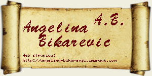 Angelina Bikarević vizit kartica